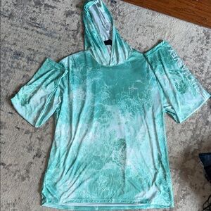 MENS GUY HARVEY SIZE 2XL long sleeve with hoodie like new